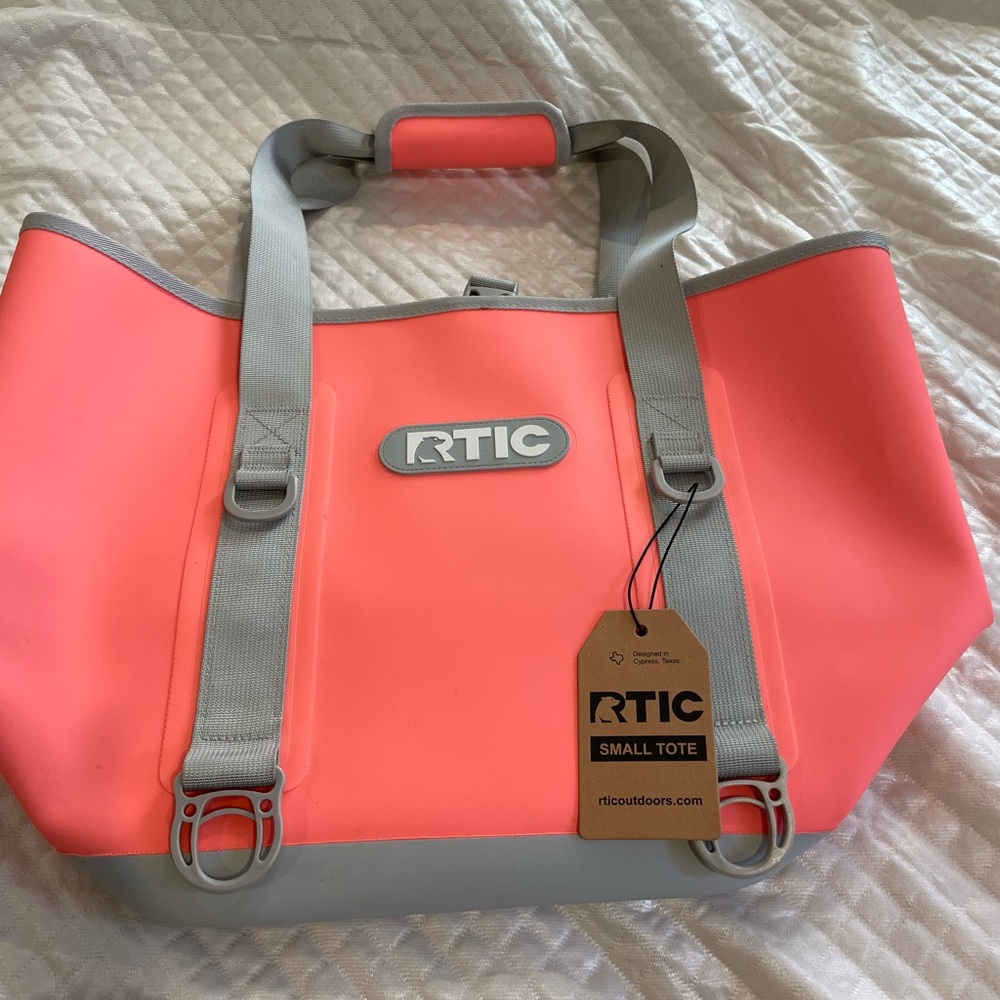 NWT RTiC Ultratough waterproof tote. Peach colored . Never used